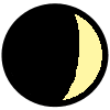 Luna crescente da nuova